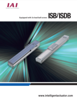 EQUIPPED WITH 3X LEAD BALL SCREWS ISB/ISDB SERIES
